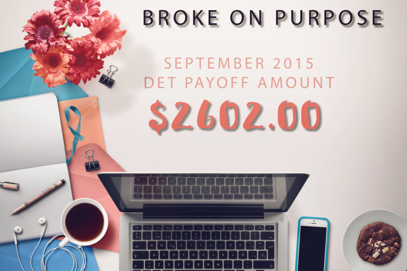 Read more about the article September 2015 Debt Payoff Report