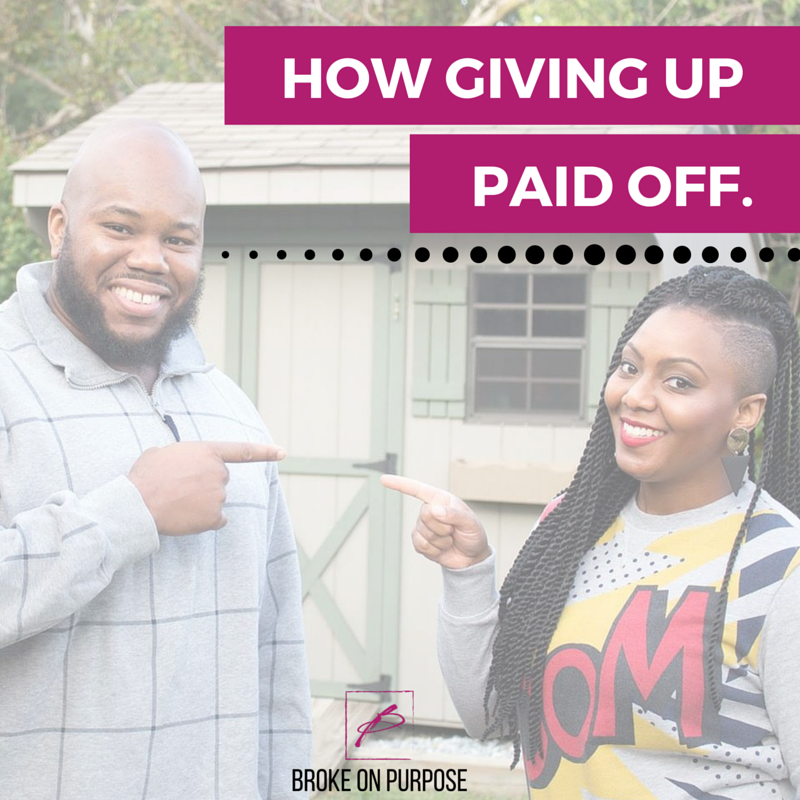 How giving up certain spending habits helped us pay off debt. |Broke on Purpose|