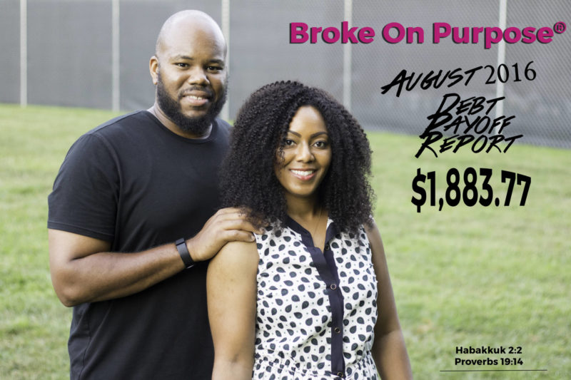 Read more about the article Broke on Purpose August 2016 Debt Payoff Report