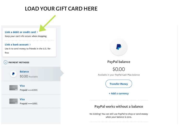 how to redeem visa gift card on roblox
